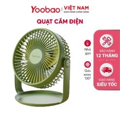 Quạt mini để bàn Yoobao F2 xoay 360 độ 3 chế độ gió 11 Quạt mini để bàn Yoobao F2 xoay 360 độ 3 chế độ gió 10