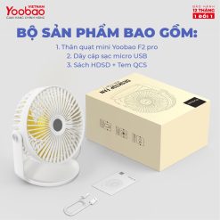Quạt Tích Điện Yoobao F2 Pro 10000mAh 19