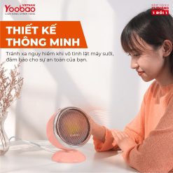 Quạt sưởi mini Yoobao W1 600W 220V 10 Quạt sưởi mini Yoobao W1 600W 220V 9
