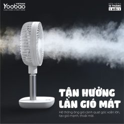 Quạt sạc mini để bàn Yoobao F1 10000mAh 17 Quạt sạc mini để bàn Yoobao F1 10000mAh 16