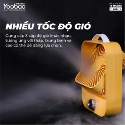 Quạt sạc mini để bàn Yoobao LJQ-119 2400mAh 20
