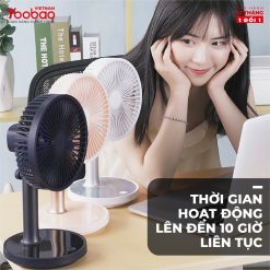 Quạt sạc mini để bàn Yoobao LJQ-117 2000mAh 17 Quạt sạc mini để bàn Yoobao LJQ-117 2000mAh 16