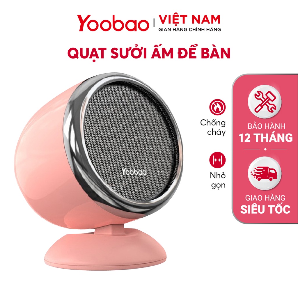 Quạt sưởi mini Yoobao W1 600W 220V