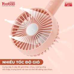 Quạt sạc mini Yoobao F02 2500mAh 22 Quạt sạc mini Yoobao F02 2500mAh 21