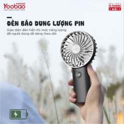 Quạt sạc mini Yoobao F3 Pro 6000mAh 26 Quạt sạc mini Yoobao F3 Pro 6000mAh 25