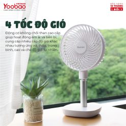Quạt sạc mini để bàn Yoobao F1 10000mAh 9 Quạt sạc mini để bàn Yoobao F1 10000mAh 8