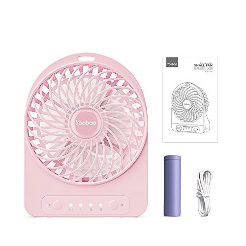 Quạt sạc mini Yoobao F01 pin 2000mAh