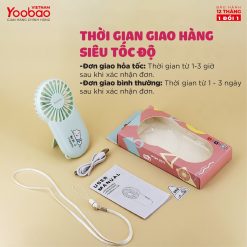 Quạt sạc mini cầm tay Yoobao LT-S3152 3 chế độ gió 8