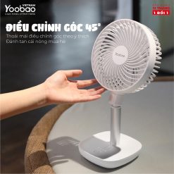 Quạt sạc mini để bàn Yoobao F1 10000mAh 13 Quạt sạc mini để bàn Yoobao F1 10000mAh 12