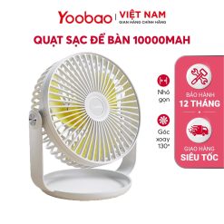 Quạt Tích Điện Yoobao F2 Pro 10000mAh