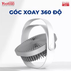 Quạt sạc mini để bàn Yoobao M102 4000mAh xoay 360 độ 22 Quạt sạc mini để bàn Yoobao M102 4000mAh xoay 360 độ 21