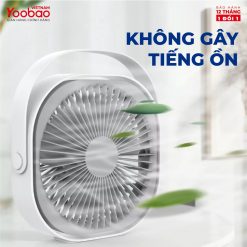Quạt sạc mini để bàn Yoobao M102 4000mAh xoay 360 độ 18 Quạt sạc mini để bàn Yoobao M102 4000mAh xoay 360 độ 17