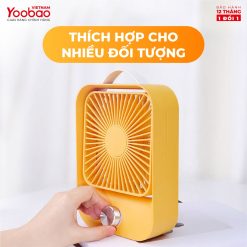 Quạt sạc mini để bàn Yoobao LJQ-119 2400mAh 22