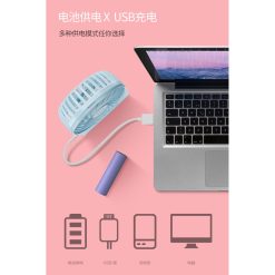 Quạt sạc mini Yoobao F01 pin 2000mAh 25 Quạt sạc mini Yoobao F01 pin 2000mAh 24