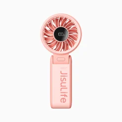 Quạt cầm tay gấp gọn Jisulife Life 7 3600mAh - màu hồng - Như mới