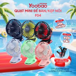 Quạt Tích Điện Mini Yoobao F04 6400mAh 10