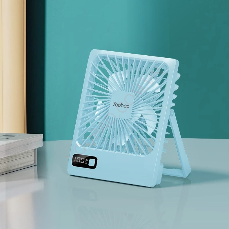 Quạt Tích Điện Mini Yoobao Q3C 4 Quạt Tích Điện Mini Yoobao Q3C - Ảnh 4