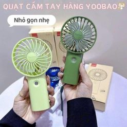 Quạt Tích Điện Mini Cầm Tay Yoobao F3 3000mAh 24