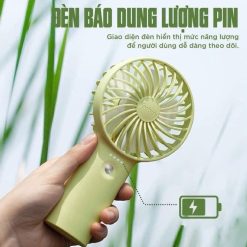 Quạt Tích Điện Mini Cầm Tay Yoobao F3 3000mAh 26