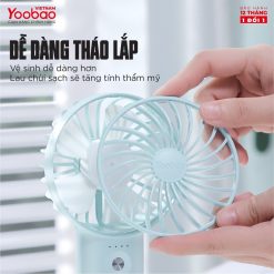Quạt Tích Điện Mini Cầm Tay Yoobao F3 6000mAh 28 Quạt Tích Điện Mini Cầm Tay Yoobao F3 6000mAh 27