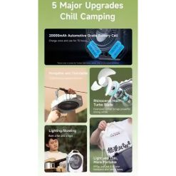 Quạt tích điện để bàn Yoobao FD1 20000mAh 10