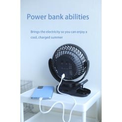 Quạt sạc mini Yoobao F8 8000mAh xoay 360 độ 23 Quạt sạc mini Yoobao F8 8000mAh xoay 360 độ 22