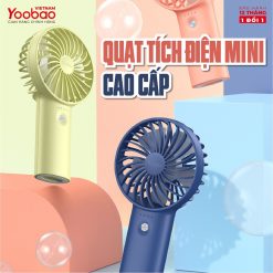Quạt Tích Điện Mini Cầm Tay Yoobao F3 6000mAh 16 Quạt Tích Điện Mini Cầm Tay Yoobao F3 6000mAh 15