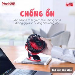 Quạt Tích Điện Mini Yoobao F04 6400mAh 14