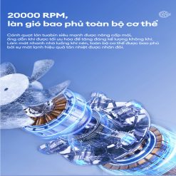 Quạt Đeo Thắt Lưng Yoobao F1 8000mAh 23 Quạt Đeo Thắt Lưng Yoobao F1 8000mAh 22