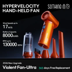 Máy thổi hút bụi mini Sothing Violent Fan-Ultra 15