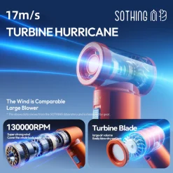 Máy thổi hút bụi mini Sothing Violent Fan-Ultra 11