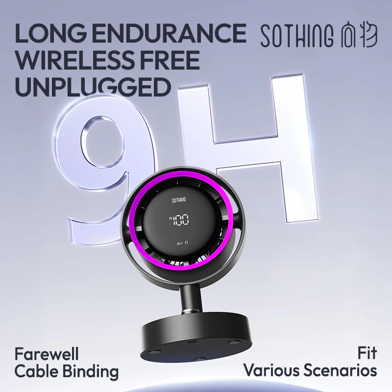 Quạt để bàn Sothing Air 11 2000mAh 10W 6 Quạt để bàn Sothing Air 11 2000mAh 10W - Ảnh 6
