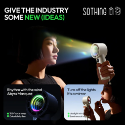 Quạt cầm tay Sothing Abyss Colorful Light 36