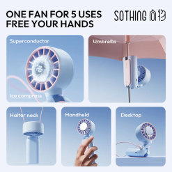 Quạt cầm tay tích hợp dù Sothing Umbrella Fan 25 Quạt cầm tay tích hợp dù Sothing Umbrella Fan 24