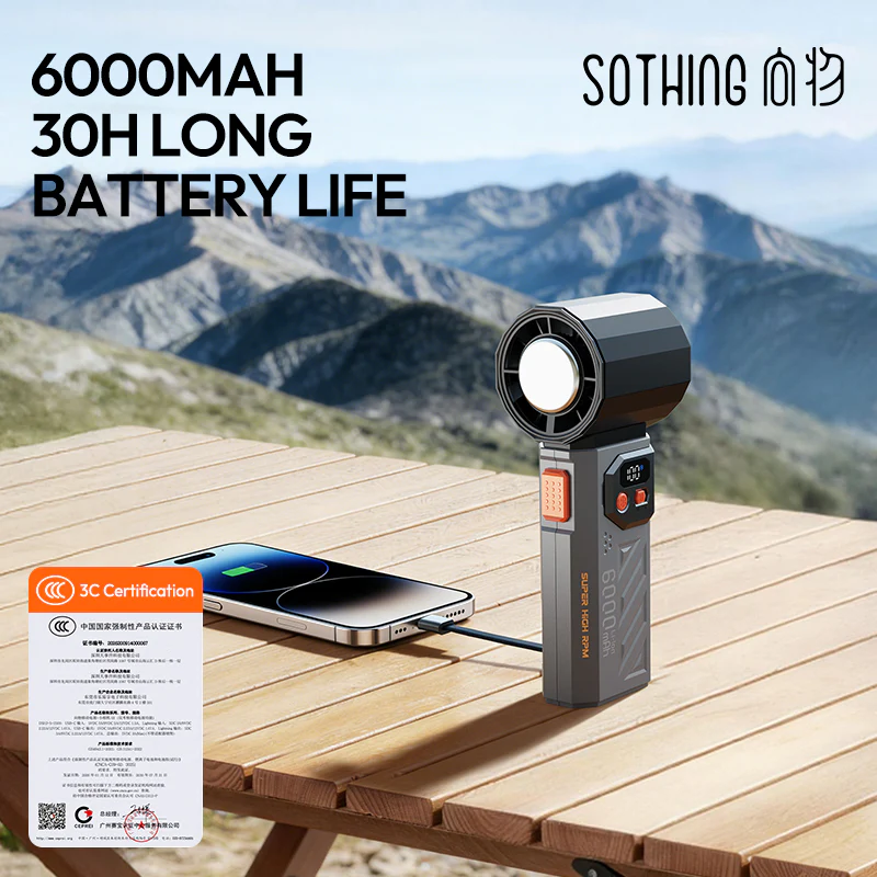 Quạt cầm tay làm lạnh Sothing Power 01 9 Quạt cầm tay làm lạnh Sothing Power 01 - Ảnh 9