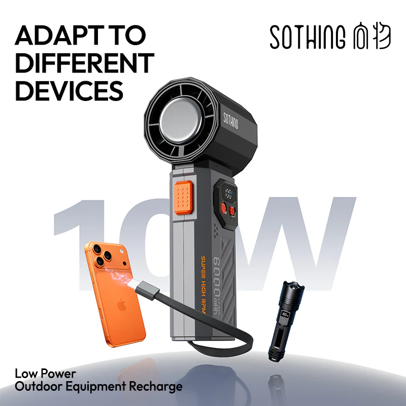 Quạt cầm tay làm lạnh Sothing Power 01 5 Quạt cầm tay làm lạnh Sothing Power 01 - Ảnh 5