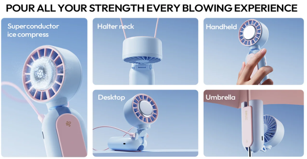 Quạt cầm tay tích hợp dù Sothing Umbrella Fan 28 Quạt cầm tay tích hợp dù Sothing Umbrella Fan 27