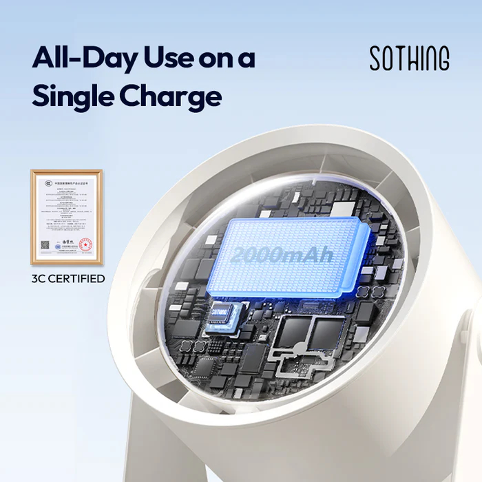 Quạt để bàn lọc không khí Sothing Air 4 Quạt để bàn lọc không khí Sothing Air - Ảnh 4