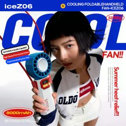 Quạt cầm tay gấp gọn làm lạnh Sothing Ice Z06 8 Quạt cầm tay gấp gọn làm lạnh Sothing Ice Z06 7