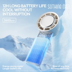 Quạt cầm tay sò lạnh Sothing Ice 25 5000mAh 16 Quạt cầm tay sò lạnh Sothing Ice 25 5000mAh 15