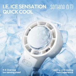 Quạt cầm tay sò lạnh Sothing Ice 25 5000mAh 12 Quạt cầm tay sò lạnh Sothing Ice 25 5000mAh 11