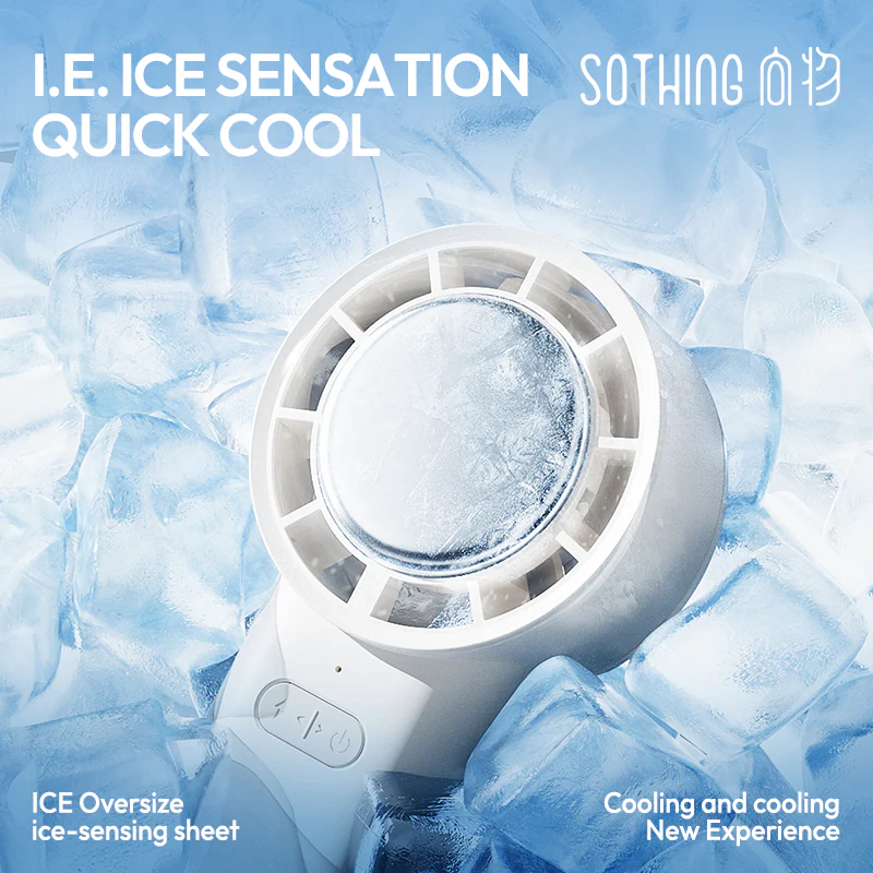 Quạt cầm tay sò lạnh Sothing Ice 25 5000mAh 3 Quạt cầm tay sò lạnh Sothing Ice 25 5000mAh - Ảnh 3