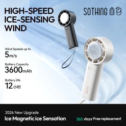 Quạt cầm tay sò lạnh Sothing Ice 25 5000mAh 14 Quạt cầm tay sò lạnh Sothing Ice 25 5000mAh 13