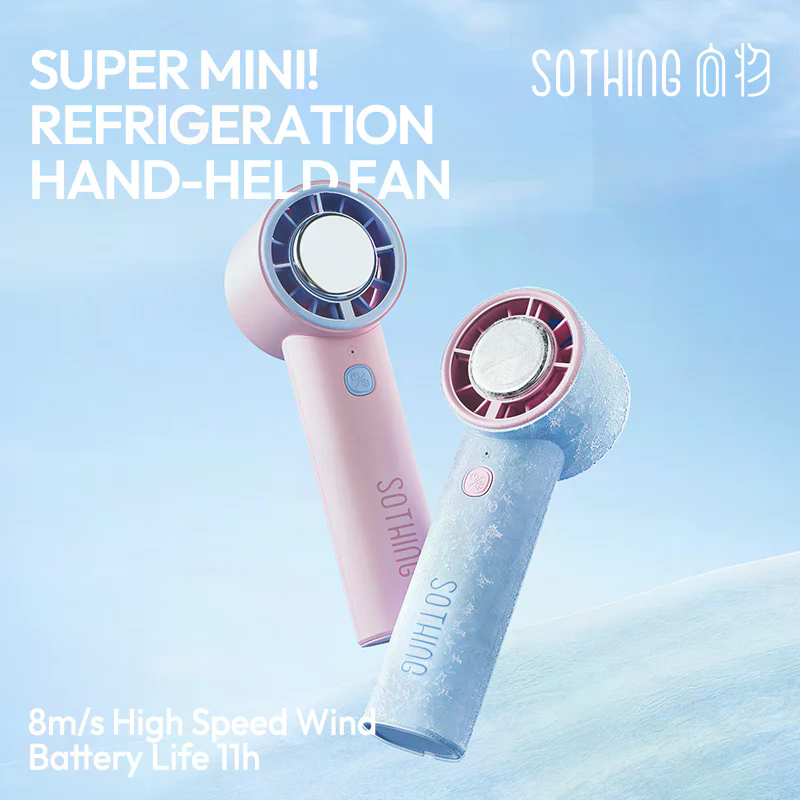 Quạt cầm tay sò lạnh Sothing Ice 09 1800mAh 2 Quạt cầm tay sò lạnh Sothing Ice 09 1800mAh - Ảnh 2
