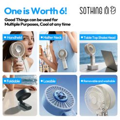 Quạt cầm tay sò lạnh Sothing Ice Z Plus 6000mAh 10W 25 Quạt cầm tay sò lạnh Sothing Ice Z Plus 6000mAh 10W 24