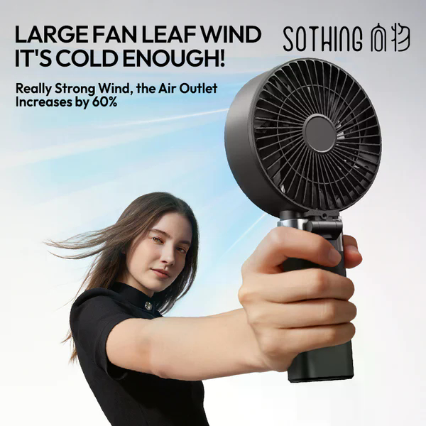 Quạt cầm tay sò lạnh Sothing Ice Z Plus 6000mAh 10W 6 Quạt cầm tay sò lạnh Sothing Ice Z Plus 6000mAh 10W - Ảnh 6