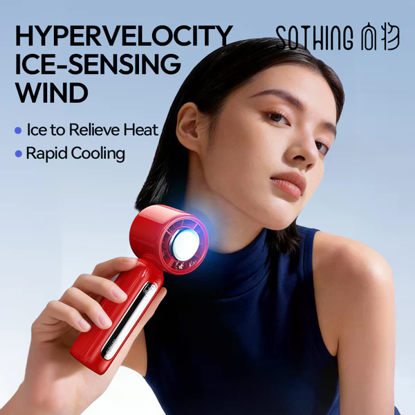 Quạt cầm tay có lạnh Sothing Ice16 3 Quạt cầm tay có lạnh Sothing Ice16 - Ảnh 3