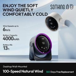 Quạt để bàn Sothing Air 10 4000mAh 10W 19 Quạt để bàn Sothing Air 10 4000mAh 10W 18