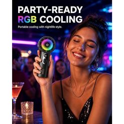 Quạt cầm tay Sothing Abyss Colorful Light 18