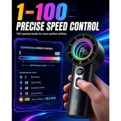 Quạt cầm tay Sothing Abyss Colorful Light 24